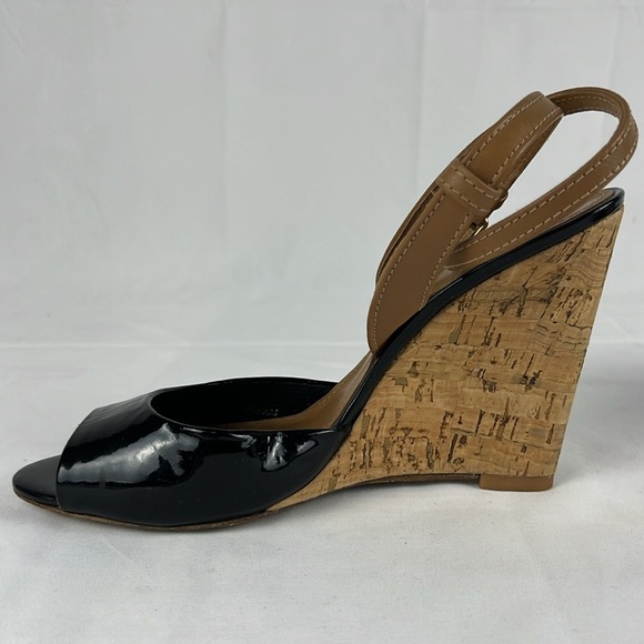 Tory Burch Ashton patent leather cork wedge 
Size: 6 1/2 - Picture 4 of 11